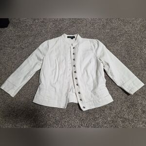 Ralph Lauren White Jean Jacket